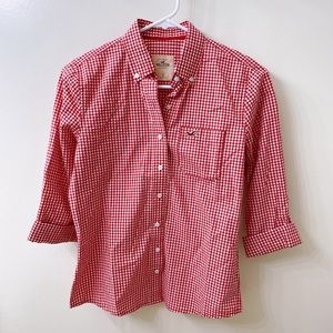 Hollister: Checkered Button Down, Small